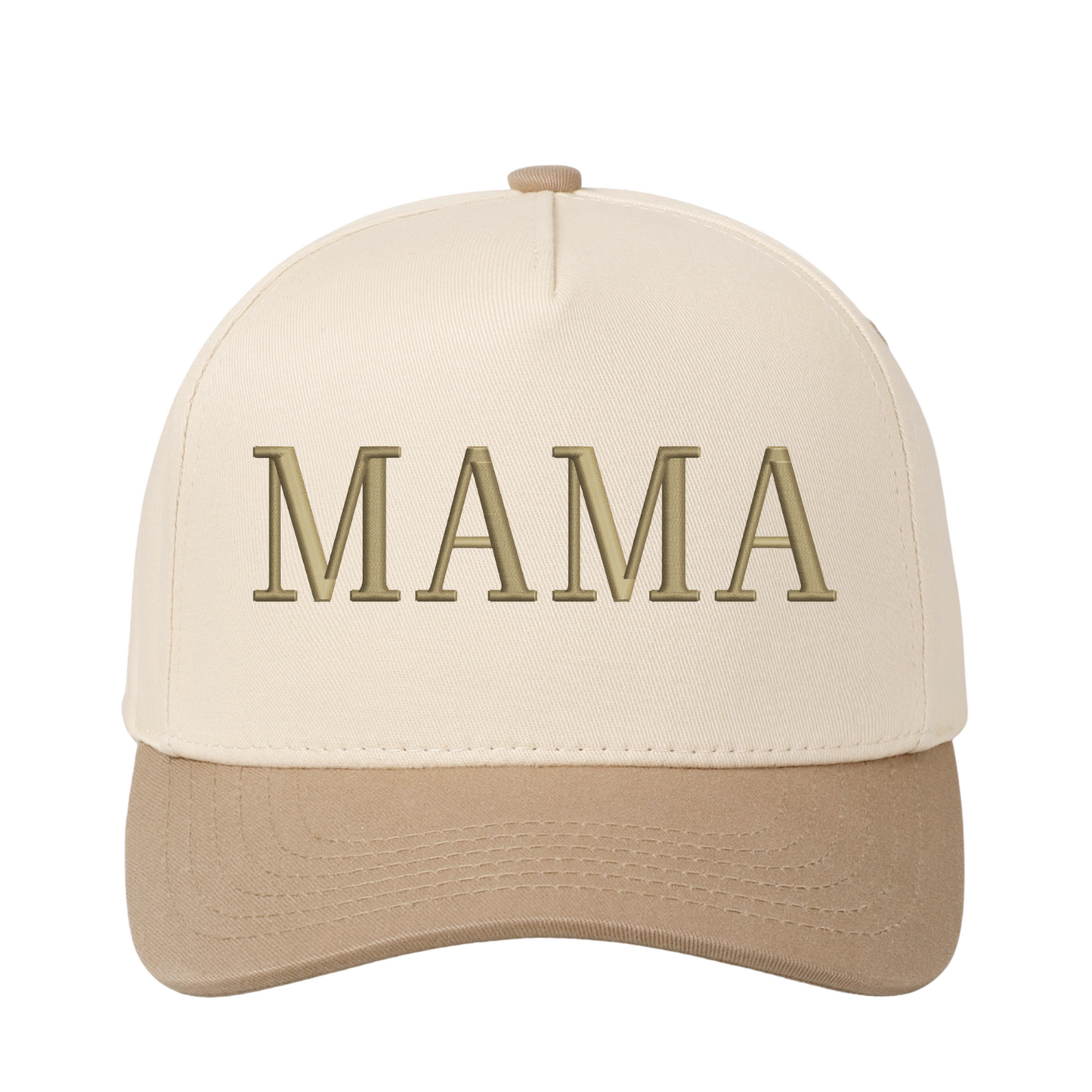 MAMA 3D Puff Hat - Natural/Tan