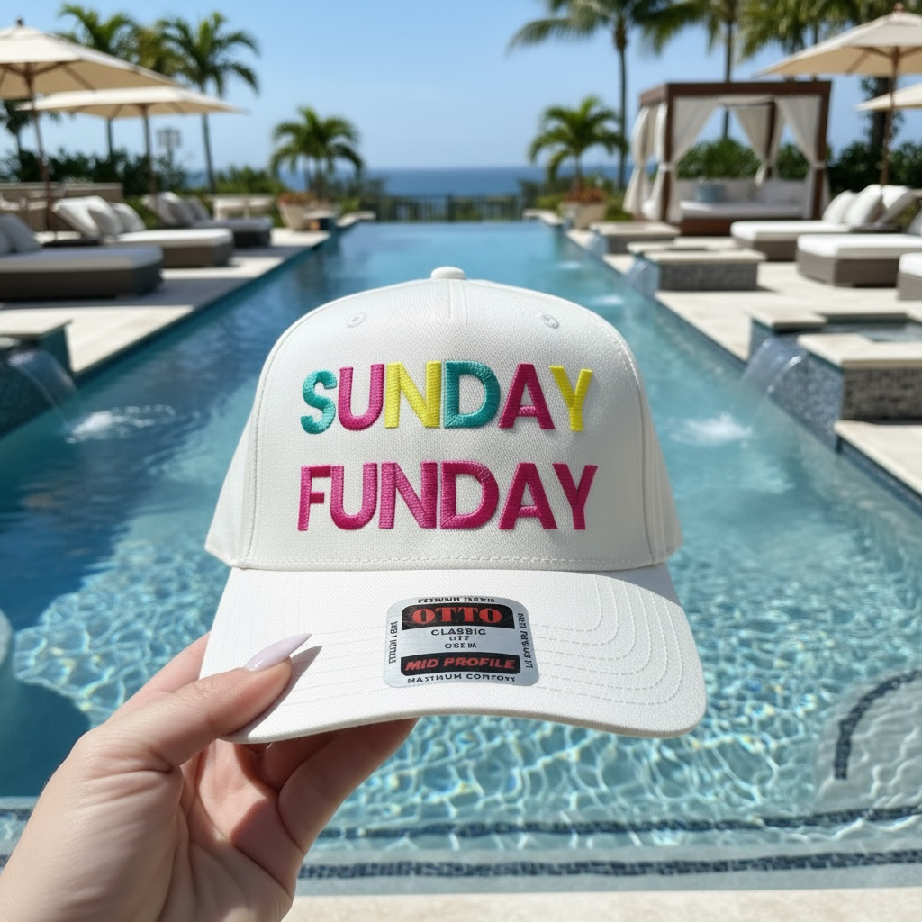 SUNDAY Funday Hat - White