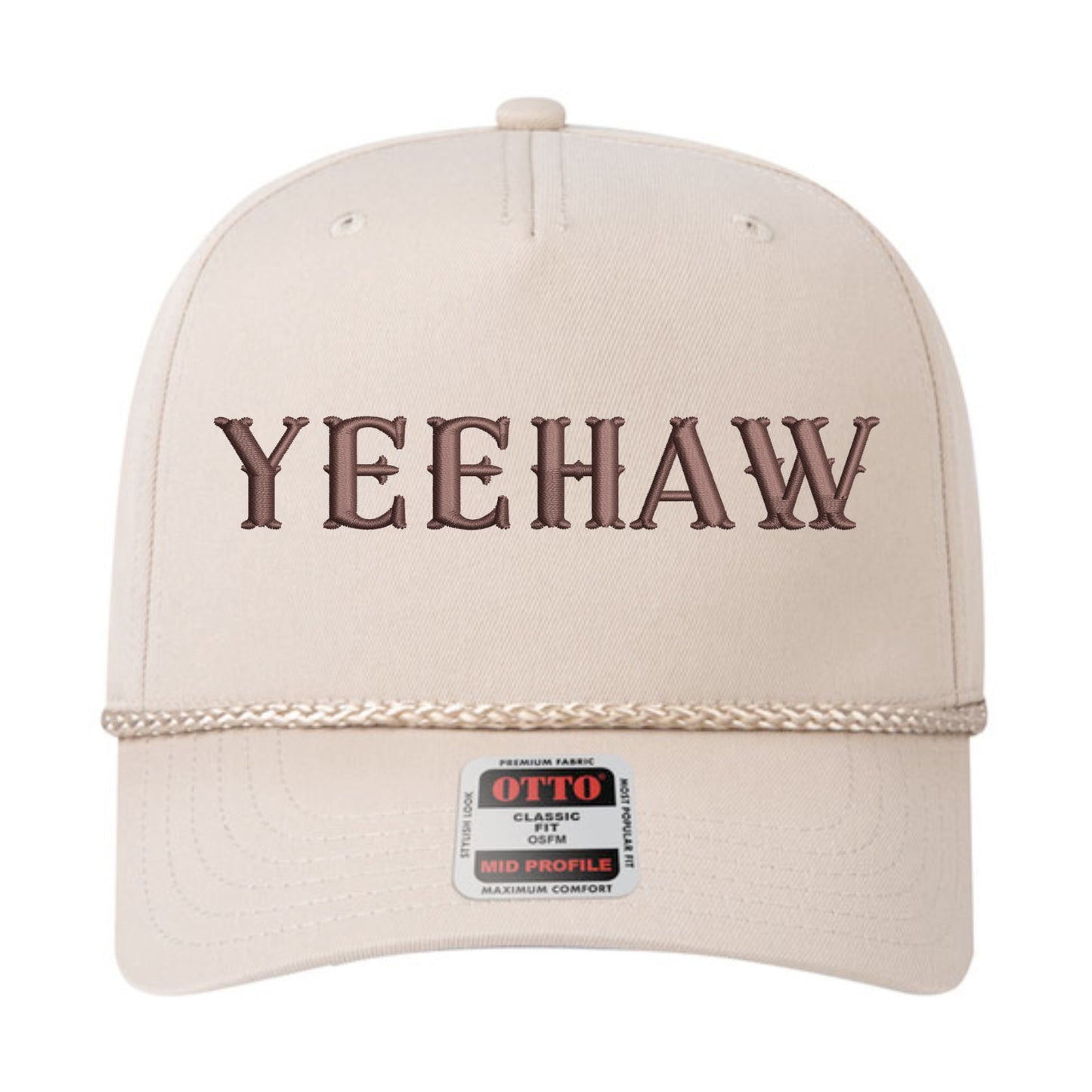 YEEHAW Rope Hat - Khaki