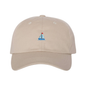 Sailboat Icon Dad Hat - Stone
