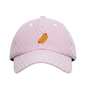 Hot Dog Icon Stripe Dad Hat - Red Stripe
