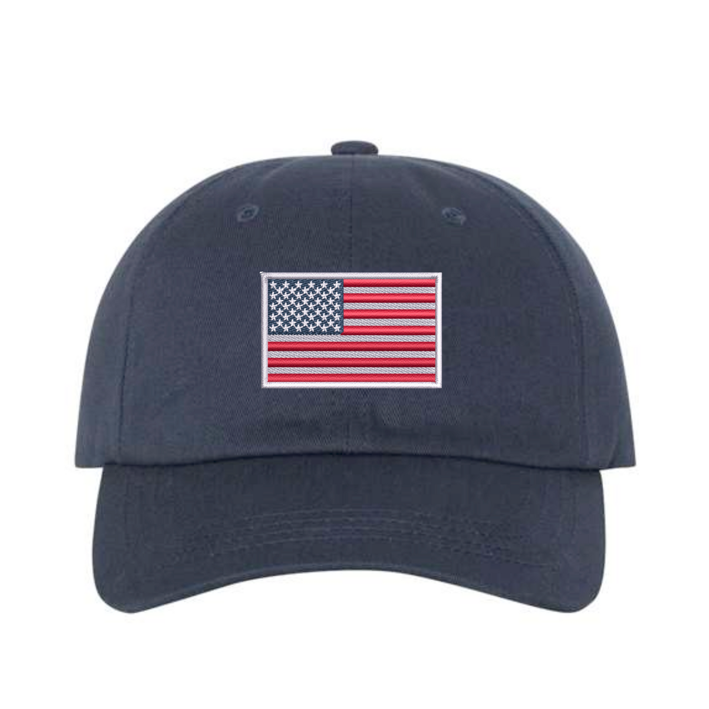 American Flag Dad Hat - Navy