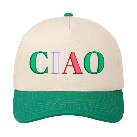 CIAO Hat - Natural/Green