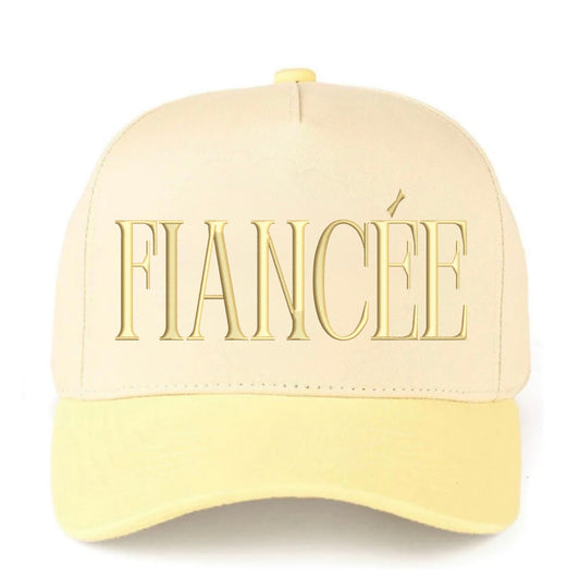 FIANCÉE Hat - Natural/Butter Yellow