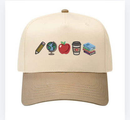 The Teacher Icons Hat - Natural/Tan
