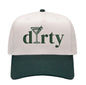 Dirty Martini Hat - Natural/ Dark Green