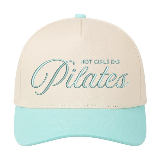 Hot Girls Do Pilates Hat - Natural/Mint