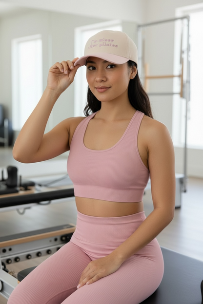Im Nicer After Pilates Hat - Natural/Baby Pink