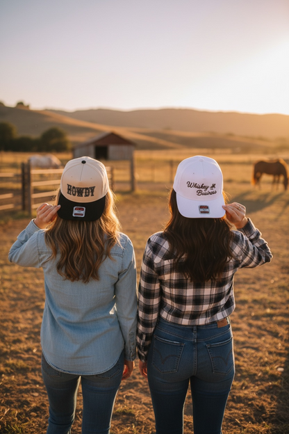 Whiskey Business Hat - White