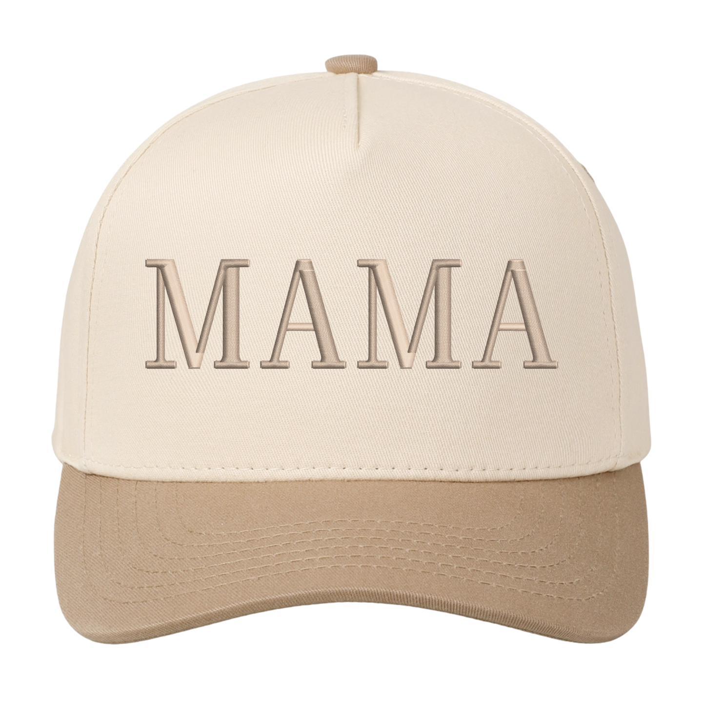 MAMA 3D Puff Hat - Natural/Tan
