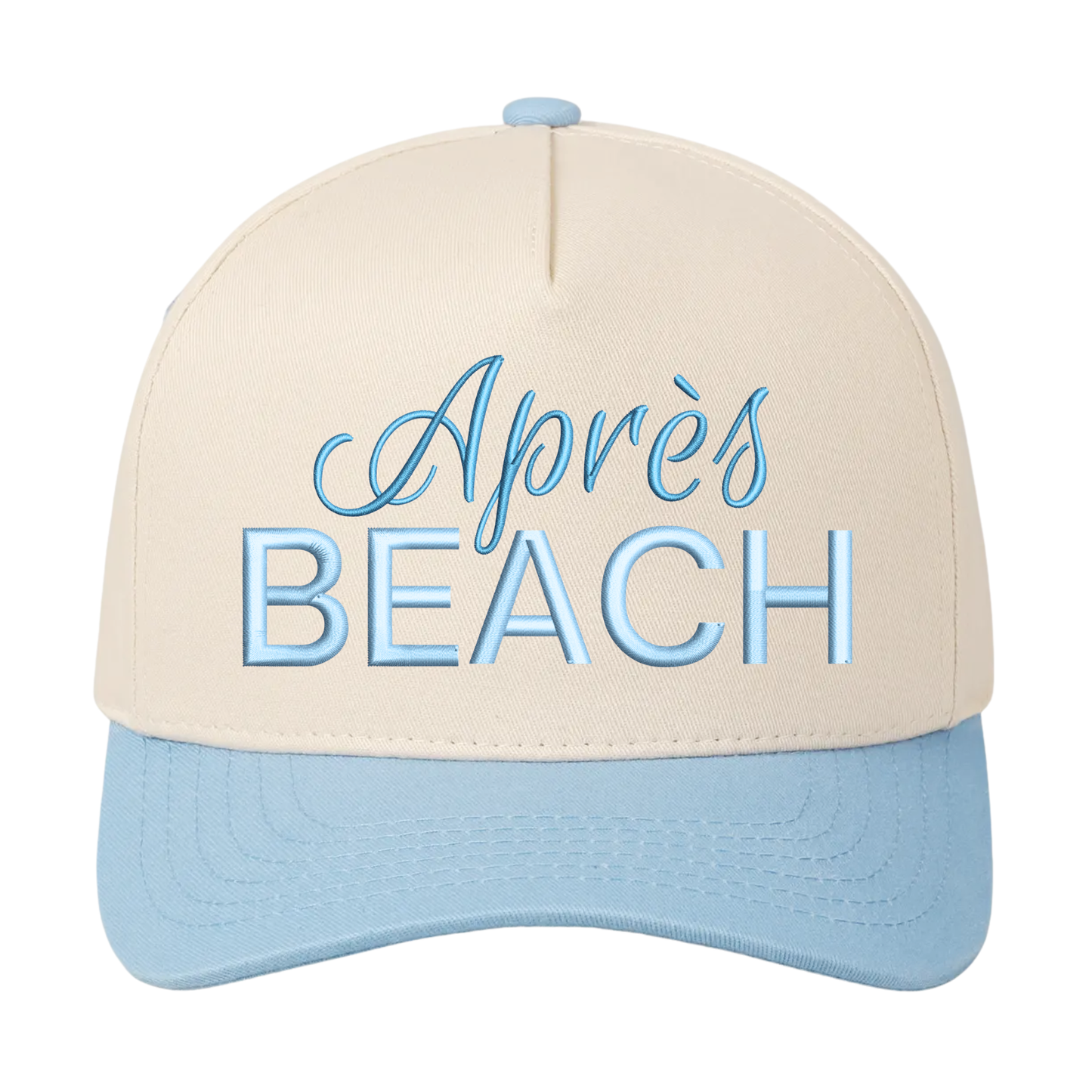 Après Beach Hat - Natural/Baby Blue