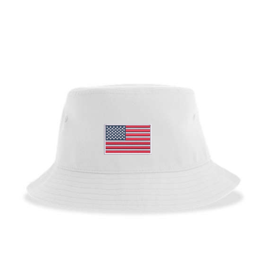 Americana Bucket Hat - White