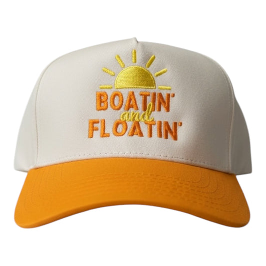 Boatin' & Floatin Hat - Natural/Orange