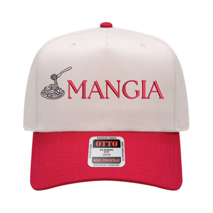 Mangia Hat - Natural/Red