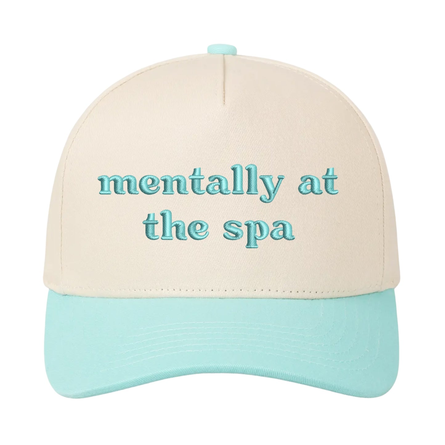 Mentally At The Spa Hat - Natural/Mint