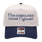 Overstimulated & Under Caffeinated Hat - Natural/Navy