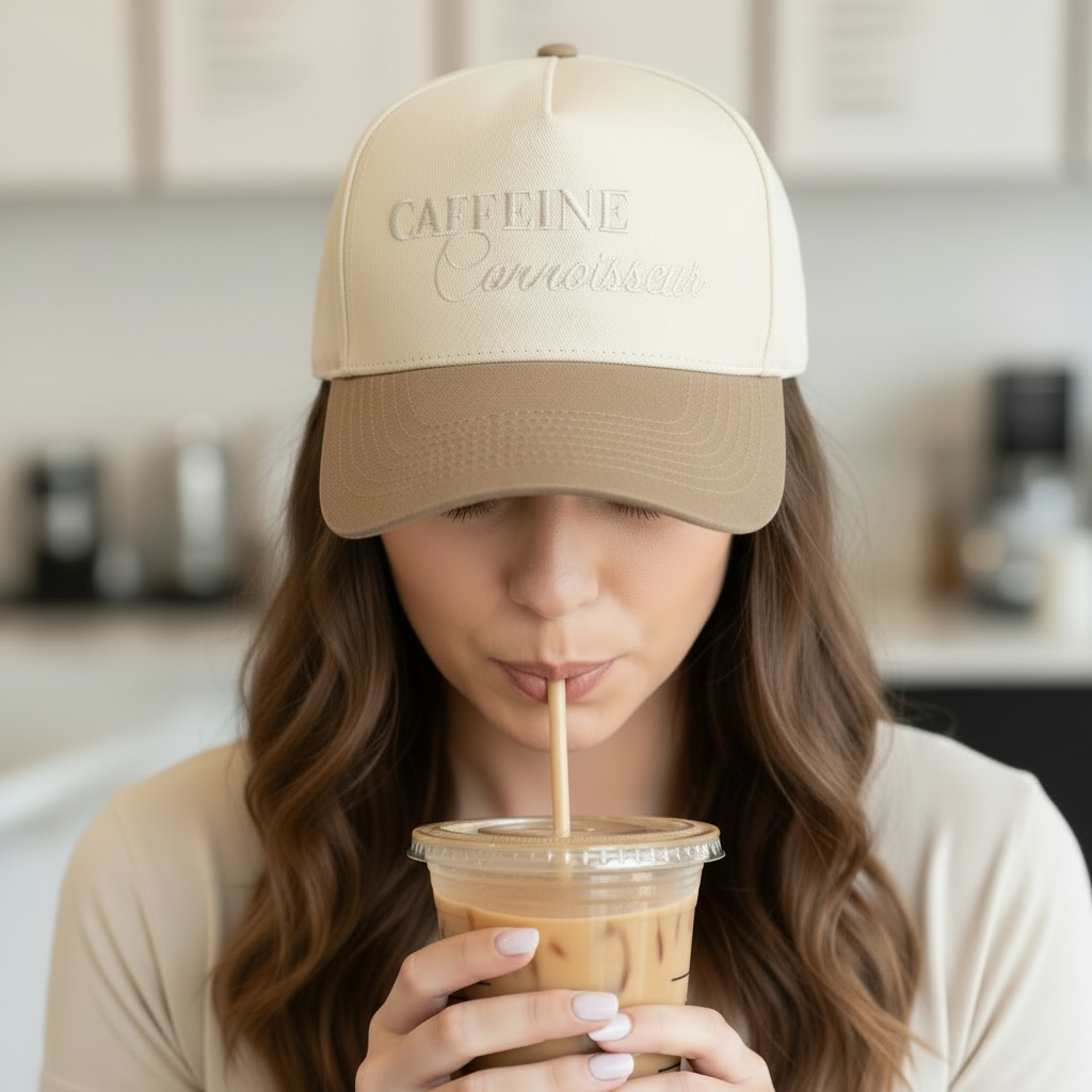 Caffeine Connoisseur Hat - Natural/Tan
