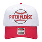 Pitch Please Hat - White/Red