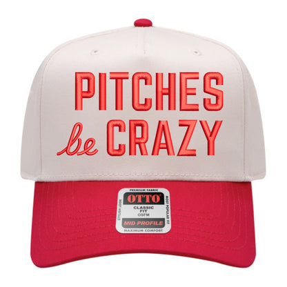 Pitches Be Crazy Hat - Natural/Red