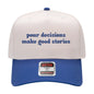 Pour Decisions Hat - Natural/Royal