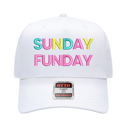 SUNDAY Funday Hat - White