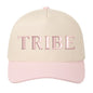TRIBE 3D Puff Hat - Natural/Baby Pink
