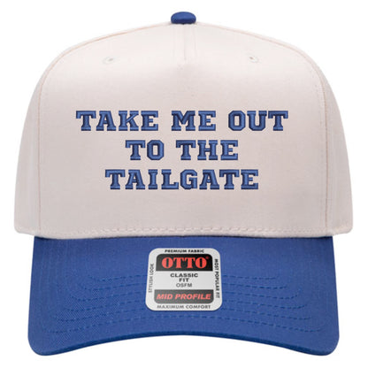 Take Me Out To The Tailgate Hat - Natural/Royal