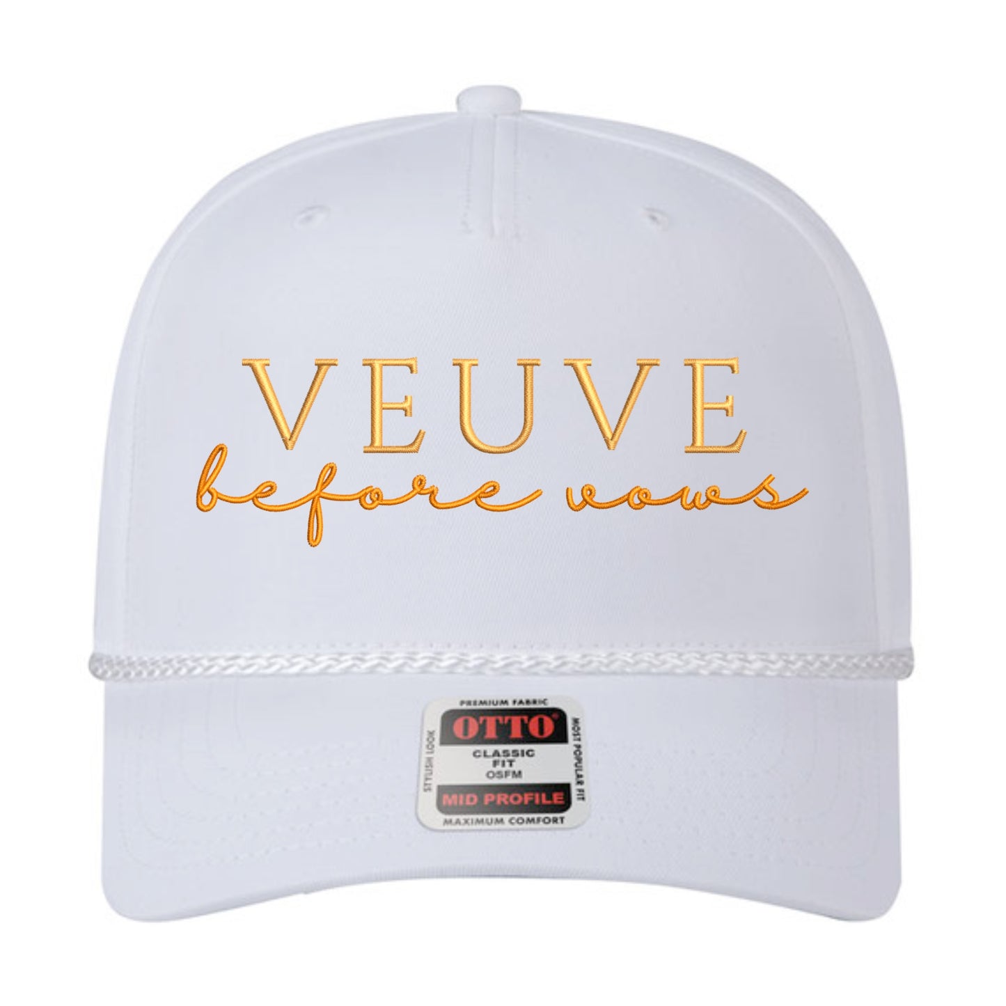 Veuve Before Vows Rope Hat - White