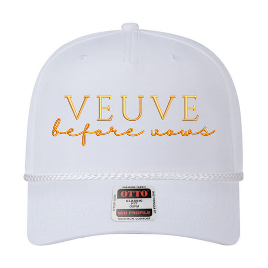Veuve Before Vows Rope Hat - White