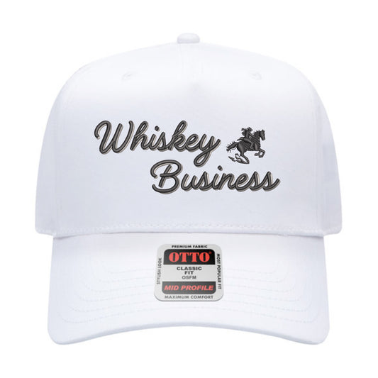 Whiskey Business Hat - White