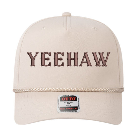 YEEHAW Rope Hat - Khaki